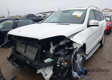 2017 Mercedes-Benz Gls 450 4Matic z USA, uszkodzony, nr VIN 4JGDF6EEXHA947488